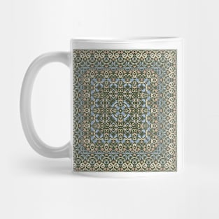 Arabic ornate square pattern Mug